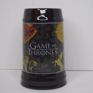 Game Of Thrones Black Beer Stein 7" Ceramic 2014